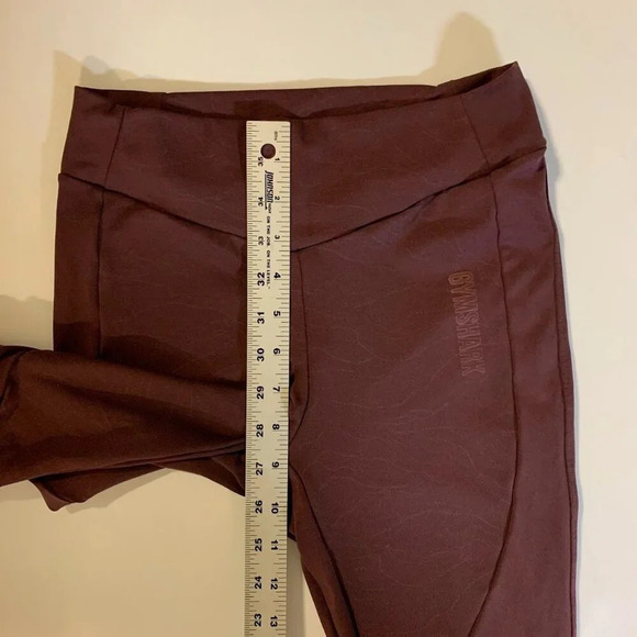 Gymshark Women's‎ Terra High Sheen Embossed GLLG3677 Athletic Pants Size M - Picture 11 of 12